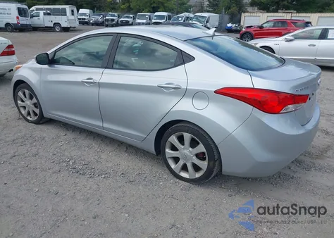 2012 Hyundai Elantra Limited из США, поврежденный, VIN 5NPDH4AE0CH097803